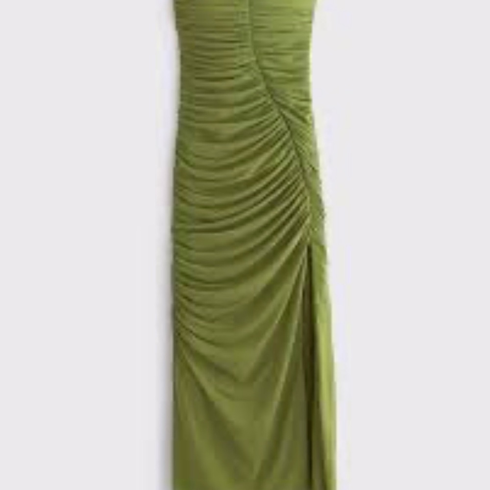 Abercrombie & Fitch Strapless Green Dress